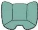 CHICCO Kory Plus i-Size - - Configuración sin la base - 5