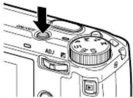 RICOH GR IV - Appuyez sur le bouton d'alimentation. - 1