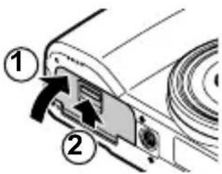 RICOH GR IV - Insertion de la batterie et d'une carte mémoire - 4