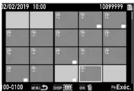 02/02/2019 10:00 10099999 100-0100 MENU DISP 清洁 OK 音 Exéc.