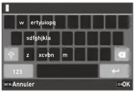 w ertyuiopq sdfghjkla z xcvbn m 123 Annuler OK