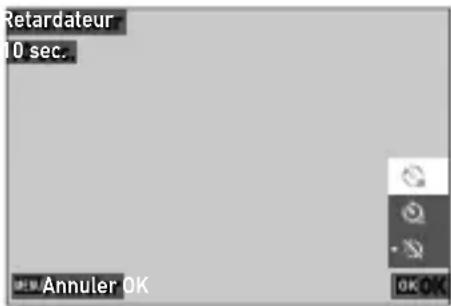 Retardateur 10 sec. Annuler OK