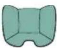 CHICCO Seety i-Size - 40-80 cm (Maks. 13 kg) Evrensel kemerli arkaya dönük: aracın 3 noktali emniyet kemerleri ile kurulum (16 ila 26 numaralı resimlere bakın) - 1