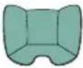 CHICCO Seety i-Size - 40-80 cm (maks. 13 kg) Universal z pasami bezpieczeństwa w kierunku przeciwnym do jazdy: montaż z 3-punktowymi pasami bezpieczeństwa (patrz ilustracje od nr. 16 do 26) - 1