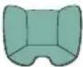 CHICCO Seety i-Size - 40-80 cm (Maks. 13 kg) Evrensel kemerli arkaya dönük: aracın 3 noktali emniyet kemerleri ile kurulum (16 ila 26 numaralı resimlere bakın) - 3