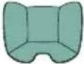 CHICCO Seety i-Size - 40–80 cm (max. 13 kg) univerzální s pásy, proti směru jízdy(Universal Belted): instalace pomocí tříbodového pásu vozidla (viz obrázky č. 16 až 26) - 3