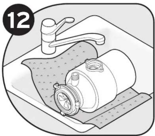 InSinkErator Badger 1 - Attach upper mounting assembly/Conecte el conjunto de montaje superior/Fixer le montage de base supérieur - 1