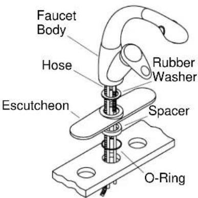 KOHLER Avatar K-6350-AP - Install the Mounting Stud - 1