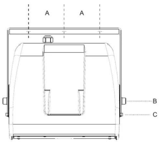 FBT SHADOW 112HCT/EN - SUSPENSION PAR ÉTRIER POUR FIXAGE AU MUR - 1