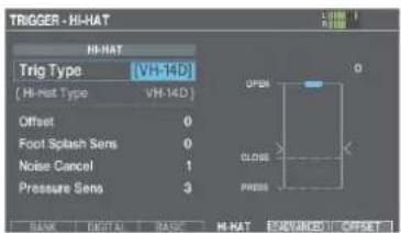 ROLAND V-Drums V51 - 範例:設定 VH-14D - 1