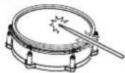 ROLAND V-Drums V51 - 一般 rim shot - 1