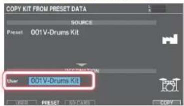 ROLAND V-Drums V51 - 按下[F6](EXECUTE)键。 - 4