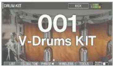 ROLAND V-Drums V51 - 按下 [KIT] 键。 - 1