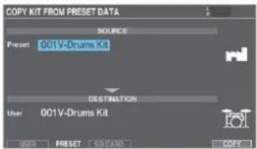ROLAND V-Drums V51 - 按下[F6](EXECUTE)键。 - 2