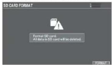 ROLAND V-Drums V51 - 使用游標鍵選擇“SD CARD FORMAT”，再按下[ENTER]鍵。 - 1