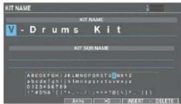 ROLAND V-Drums V51 - 鼓組重新命名 (KIT NAME) - 1