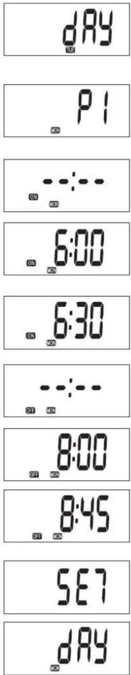 Toyotomi Zibro LC-32 - PROGRAMMAZIONE DEL WEEKLY TIMER - 2