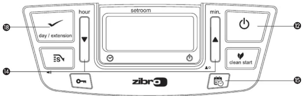 Toyotomi Zibro LC 135 - D WEEKLY TIMER - 3