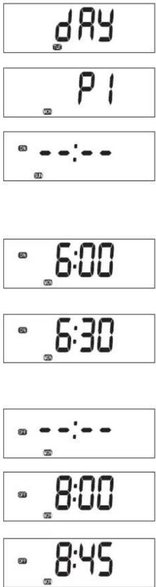 Toyotomi Zibro LC 135 - PROGRAMMING THE WEEKLY TIMER - 2