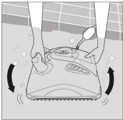 DOLPHIN W20 - Putting the Pool Cleaner into the pool - 1