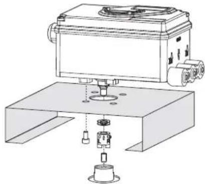 SCHNEIDER SRI990 - Mounting to rotary actuators - 1