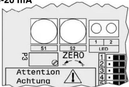 SCHNEIDER SRI990 - Regolazione del 4 mA - 1