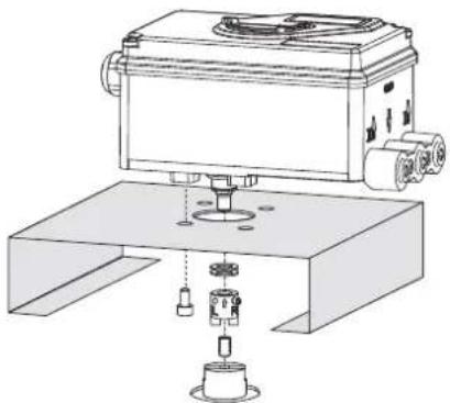 SCHNEIDER SRI990 - Монтаж на поворотных приводных механизмах - 1