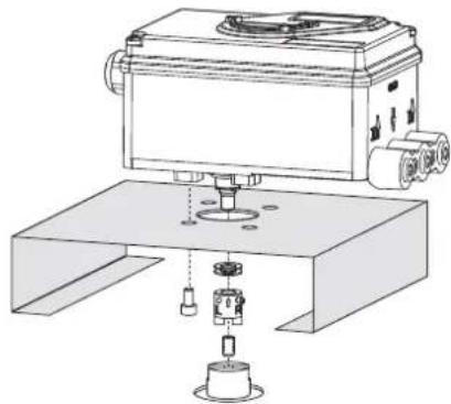 SCHNEIDER SRI990 - Montaje en actuadores rotativos - 1