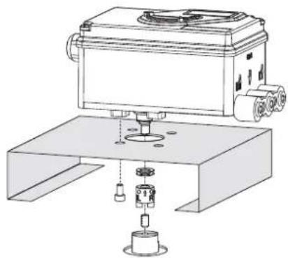 SCHNEIDER SRI990 - Montaggio su attuatori rotativi - 1