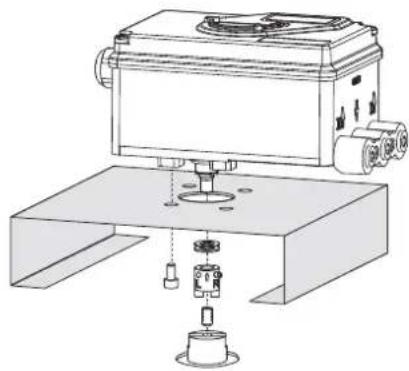 SCHNEIDER SRI990 - Montagem em atuadores rotativos - 1