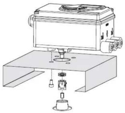 SCHNEIDER SRI990 - MONTIRANJE NA ROTACIONE AKTUATORE - 1