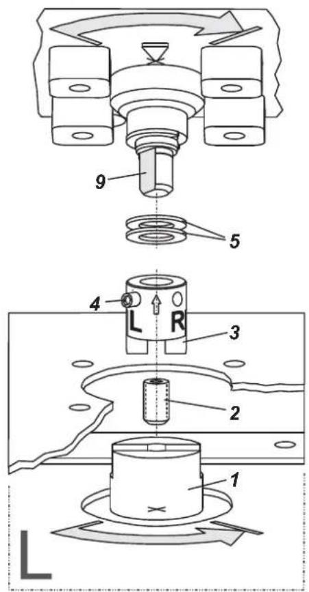 SCHNEIDER SRD991 - MOUNTING TO ROTARY ACTUATORS - 3