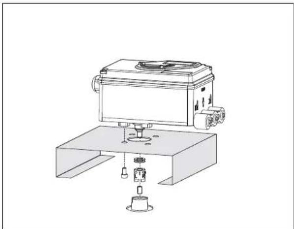 SCHNEIDER SRD991 - MONTAGGIO SULL'ATTUATORE - 3