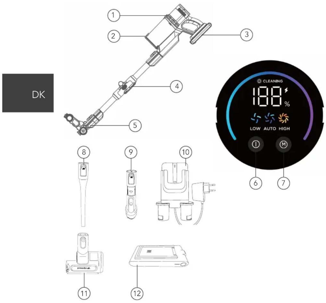 WILFA Innovac Modo Switch HS3-SDS - BEMÆRK – BATTERI - 1