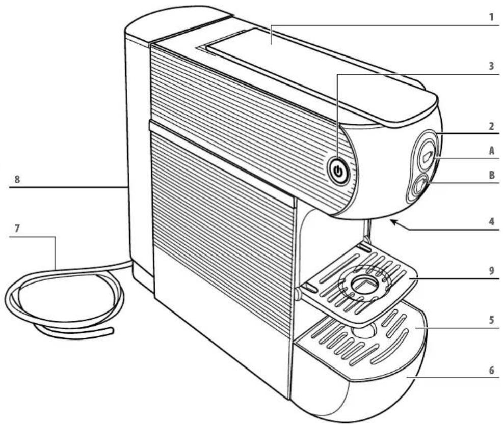ILLY Easy - PARTES DA MÁQUINA - 1
