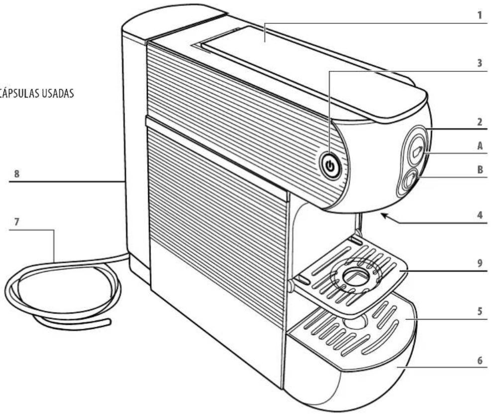 ILLY Easy - PARTES DE LA MÁQUINA - 1
