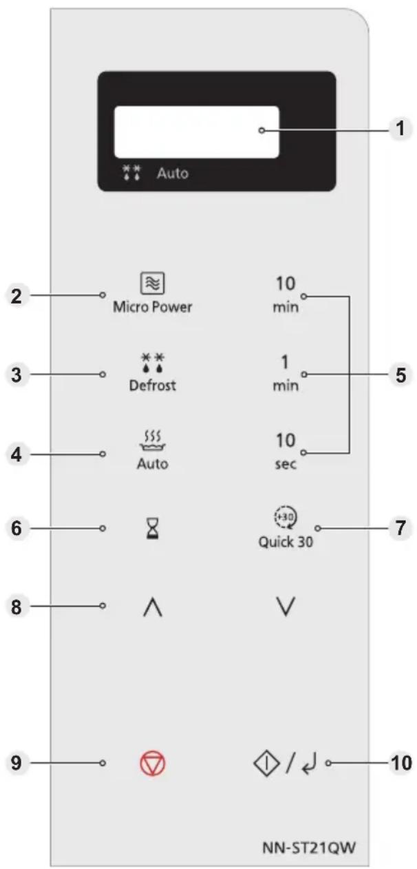 PANASONIC NN-SM22QB - waga: - 1
