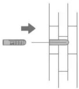 SABA CI6060PY23WH - Fitting the safety chain and hook - 1