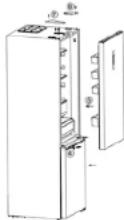 SABA CB405NFDK D - INVERSION DE PORTE - 4
