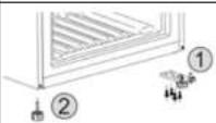 SABA CB405NFDK D - REVERSING THE DOOR - 4