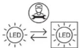 SABA CB405NFDK D - Changing the light bulb - 1
