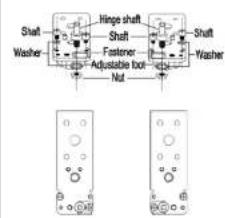 SABA CB405NFDK D - REVERSING THE DOOR - 5
