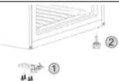SABA CB405NFDK D - INVERSION DE PORTE - 2