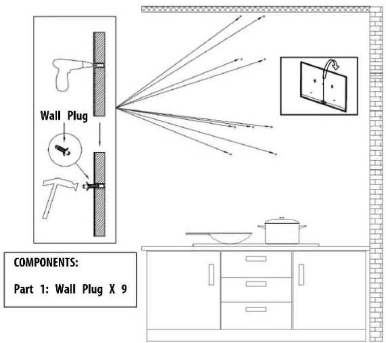 SABA HD600 INC60B/23A - Install the Hood (Extraction) : - 6