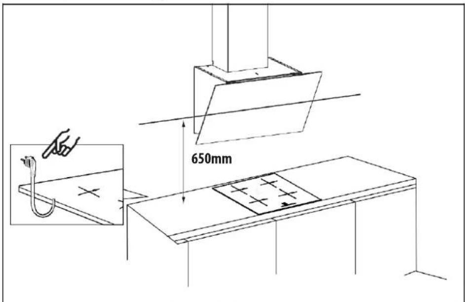 SABA HD600 INC60B/23A - Install the Hood (Extraction) : - 1
