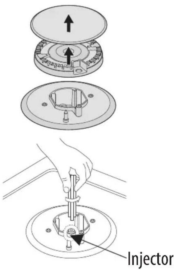 SABA TGV60B3F/C - Change the injector of the burners. - 1