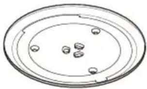 SABA MOG25LFBK25 - Names of oven parts and accessories - 1