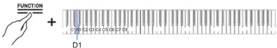 CASIO Celviano AP-S190 - Fonction sans fil activée/désactivée - 1