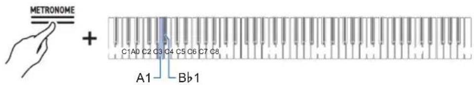 CASIO Celviano AP-S190 - Réglage du volume - 1