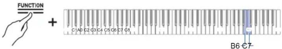 CASIO Celviano AP-S190 - Sensibilité tactile du panneau gauche - 1